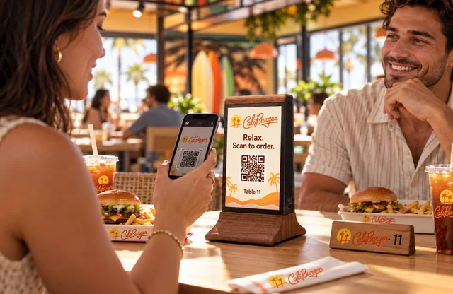 Illustration of the planned CaliBurger dining experience